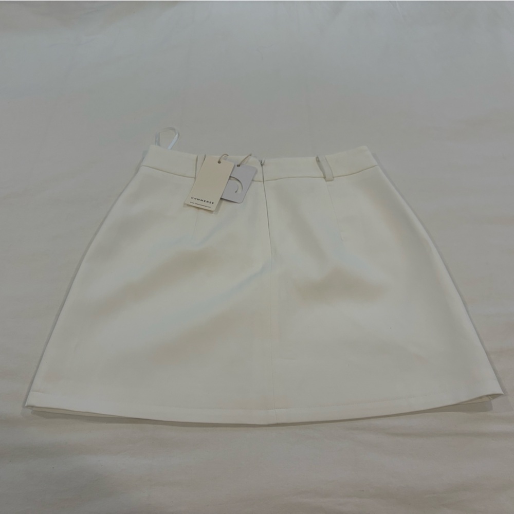 NWT - Back Zipper A Line Skirt Without Belt - Picture 5 of 5
